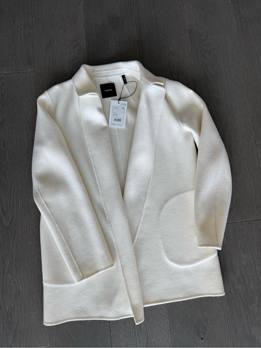theory sileena wool and cashmere blend coat